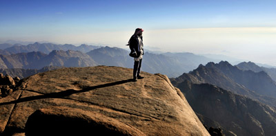 Hiking in the High Range of Sinai